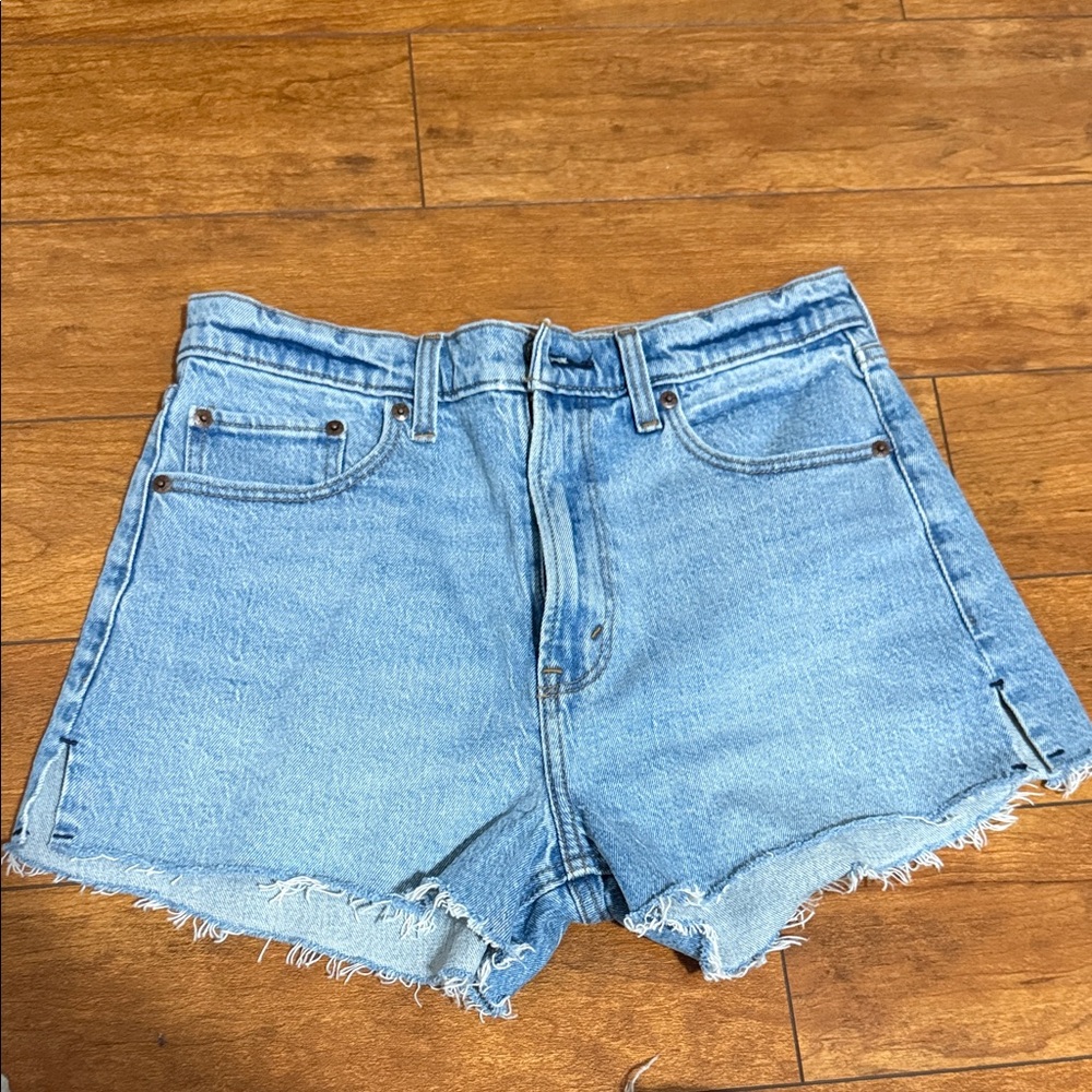 Abercrombie & Fitch Light Blue Jean Shorts